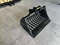 Bucket Skeleton Excavator RSBM untuk CAT 330 336 340, Bucket Penyaring Tugas Berat untuk Pembongkaran