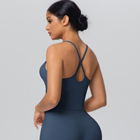 Soutien-gorge de sport léger personnalisable pour femme, effet seconde peau, sans armatures, rembourré, pour le yoga, le fitness et la gym