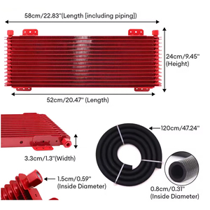 Refroidisseur d'huile de transmission Pro Tru Cool 40K, radiateur 14 rangées LPD47391 GVW, robuste, neuf, compatible OEM, garantie 12 mois - Product Image 3