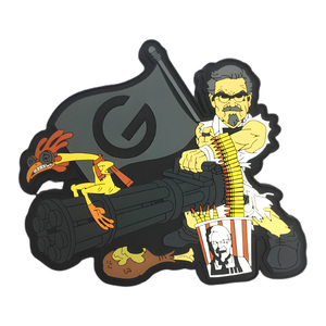 Bán buôn tùy chỉnh thiết kế <span class=keywords><strong>Silicone</strong></span> 3D PVC sang trọng mềm <span class=keywords><strong>Silicone</strong></span> cao su nhãn vá cho quần áo - Product Image 4