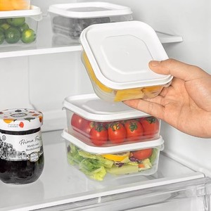Plastic Food Storage Box <strong>Small</strong> Sealed Fresh Container Food Grade <strong>Microwave</strong> Safe Leakproof for Fridge Freezer Kitchen Daily Use - Product Image 2