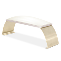Repose-main rectangulaire confortable en silicone antidérapant pour manucure, coussin de soutien pour les ongles, pour salon de manucure et usage domestique
