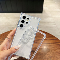 Étui antichoc transparent en TPU PC pour Samsung Galaxy S25 S24 S23 S22 Ultra, étui de téléphone portable sur le thème de l'espace pour 16 Plus 17 Pro Max