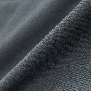 Costume formel pour homme en laine pure, gris, simple boutonnage, demi-canvas, col en V, taille XL, résistant aux plis, respirant, coupe-vent pour - Product Image 5