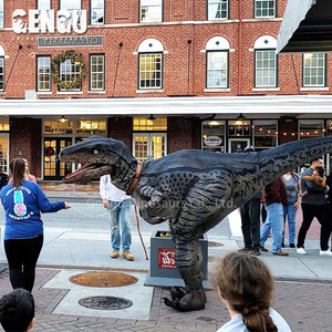 Disfraz de Dinosaurio Corredor Hecho <span class=keywords><strong>a</strong></span> Mano, Traje de Dinosaurio Real para Centros Comerciales, Aeropuertos, Guarderías, Jardines de Infancia y Escuelas - Product Image 6