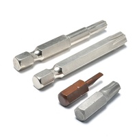 Tournevis à embout carré Torx en acier CRV S2, disponible en plusieurs tailles