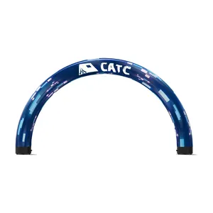 CATC Portable Outdoor Advertising Air Arch PVC Tarpaulin Flame Retardant Inflatable Arch With Airtight System