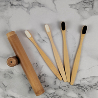 2023 nouveau meilleur produit 100% biodégradable marque privée bambou biologique Nano 10000 poils brosse à dents souple