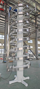 MAXSEN paslanmaz çelik yüksek kaliteli sınıf dikey tek şeritli Slat eğimli <span class=keywords><strong>Spiral</strong></span> zincirli konveyör üst zincir <span class=keywords><strong>Spiral</strong></span> gıda - Product Image 4