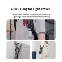 Support de téléphone portable universel pliable en plastique magnétique, trépied rotatif à 360°, stabilité renforcée, support de bureau pour vlog et diffusion en direct