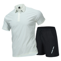 Ensemble de vêtements de sport pour la course à pied en été pour hommes - Ensemble de shorts à manches courtes amples et à séchage rapide et de pantalon décontracté surdimensionné