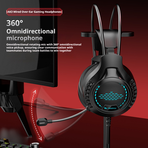 Casque de jeu filaire Smailwolf AK3, son surround USB 7.1, haut-parleur de 50 mm, éclairage RVB, micro à réduction de bruit pour PC, <span class=keywords><strong>PS5</strong></span>, ordinateur portable - Product Image 4