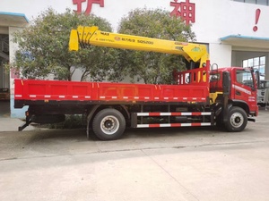 รถบรรทุกตงเฟิงดีเซลใหม่ เกียร์ธรรมดา ยูโร 5 ขนาด 8 ตัน ติดตั้งเครนพร้อมบูมยืดไสลด์ได้ - Product Image 6