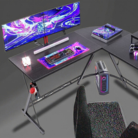 Nouveau L en forme de bureau coin ordinateur portable Table d'étude poste de travail support libre travail étudier bureau de jeu en gros