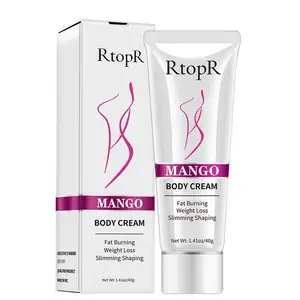 RtopR Official Store Mango Slimming Weight Lose Body Cream Slimming Shaping Beautiful Curve Firming Cellulite Body Anti Winkles