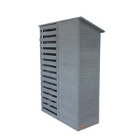 Abri de jardin en bois pour outils et bois de chauffage, facile à assembler, imperméable et traité sous pression