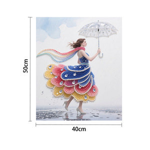 Peinture Mosaïque Faite Main 5D à Forme Spéciale avec Perles, Motifs Papillon, Chat, Fleur, Dame <span class=keywords><strong>pour</strong></span> Décoration de Salon et Cadeau <span class=keywords><strong>pour</strong></span> Adultes - Product Image 5