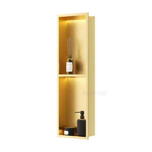 Juego de Portarrollos de Papel Higiénico de Acero Inoxidable Moderno, de Lujo, Antioxidante y Anticorrosivo, con Luz LED, para <span class=keywords><strong>Ducha</strong></span>, Directo de Fábrica - Product Image 2