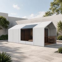Maison capsule préfabriquée Smart T3, isolation acoustique, réduction du bruit, vision panoramique, maison capsule modulaire