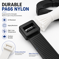 Attaches-câbles extra longues et robustes 760 mm 1300 mm en nylon 66 pour le regroupement de gros tuyaux et de matériaux de construction