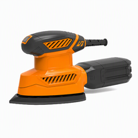 Ponceuse à souris de première qualité FL119, 130W, ponceuse triangulaire, 14000 tr/min, ponceuse de précision avec boîte à poussière, poignée souple pour le travail du bois