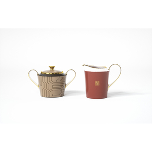 Juego de vajilla de cerámica <span class=keywords><strong>china</strong></span> Troditonal de lujo, juego de jarrón y taza de plato de té sostenible con decoración elegante - Product Image 5