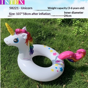 Flotador <span class=keywords><strong>Inflable</strong></span> para Niños <span class=keywords><strong>INTEX</strong></span> con Forma de Avión y Cocodrilo, Anillo de Natación con Diseño de Dibujos Animados - Product Image 6