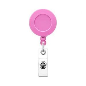 Porte-badge rétractable transparent à prix abordable avec crochet, pendentif multicolore et clip pour carte d'identité - Product Image 1