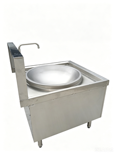Cuisinière à induction professionnelle à brûleur unique (800 mm) - Utilisation en restaurant - Cuisinière en acier inoxydable étanche - Product Image 1