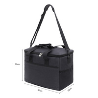 Sac isotherme souple pour 40 canettes, grande glacière isolée, étanche, portable, avec bandoulière, pour livraison de repas et cadeaux