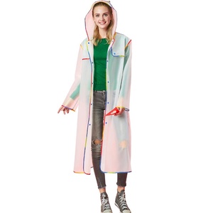 Imperméable long <span class=keywords><strong>transparent</strong></span> en EVA pour garçons, idéal pour la randonnée, l'alpinisme et les voyages, personnalisable avec logo, pour le marché international. - Product Image 2