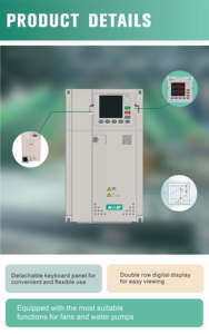 380V 3-Phase 4KW Mini AC Drive Inverter <strong>Variable</strong> Frequency <strong>Vector</strong> <strong>Control</strong> for Motors - Product Image 3