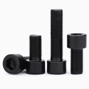 Perno hexagonal negro con cabeza de tornillo, métrico, completamente roscado, para fijación industrial - Product Image 2