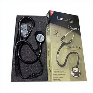 Estetoscopio Médico Classic II de Metal y PVC, Grado Cardiológico, Certificado EN 149, para Hospital, Clínica y Botiquín de Primeros Auxilios - Product Image 1