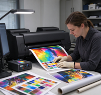 HP DesignJet Z6dr 44-inci B0 Dual-Roll 6-Warna Plotter Inkjet Format Besar, Printer Poster Foto Format Lebar Profesional