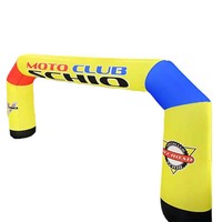 Arche Gonflable de Grande Ouverture avec Souffleur d'Air Intégré, Conception Étanche en Tissu Oxford, Porte Décorative pour Promotion Commerciale