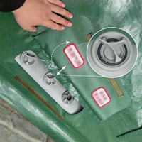 Tente médicale gonflable personnalisée, grande, portable, imperméable, abri d'urgence gonflable, tente de camping