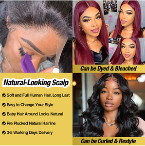 Water Wave Lace Front Wig 13x6 Wig Human Hair Hd 4x4 5x5 Lace Closure Curly Wigs For Women Human Hair