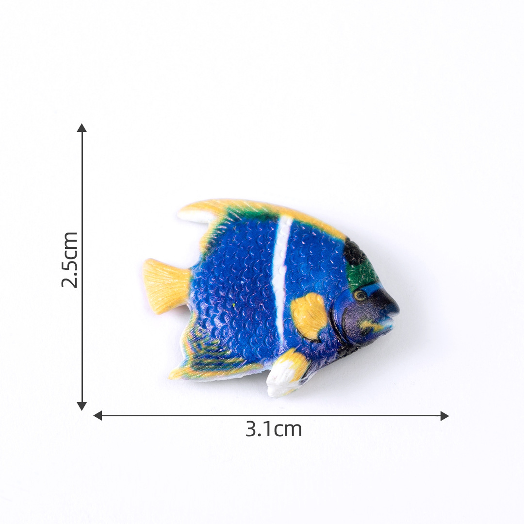 Non.4 poissons bleu-vert