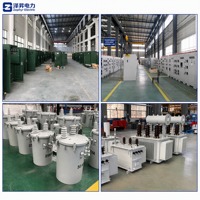 7200V 120/240V Tek Fazlı Havai Direk Tipi Trafo 5kVA-167kVA PCB'siz Toptan Tedarik