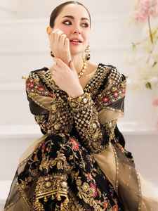 Collection de Salwar Patiyala de style Bollywood pour femmes, Kurta Lehenga en Georgette brodée, pour les fêtes pakistanaises - Product Image 3