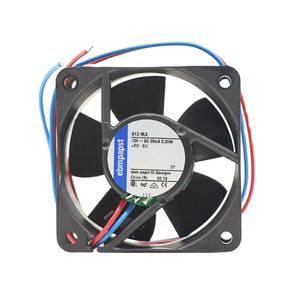 Ventilador Axial Pequeño ebmpapst 612NLE 6025 60 x 60 x 25 mm 12V DC 6025 21m³/h 2500 rpm 33 mA 400 mW con Rodamiento de Bolas para Chasis de 6 cm - Product Image 1
