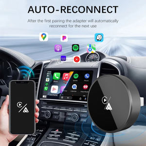 Adaptateur sans fil 2026 Mini Orange Cube CarPlay Android Auto Plug & Play avec reconnexion automatique rapide, accessoires innovants - Product Image 3