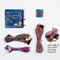 Bleu numérique Tube affichage grue Machine carte mère monnayeur Machine panneau de commande poupée Machine PCB fil Amusement