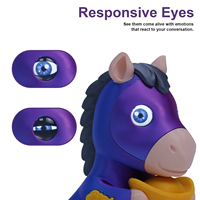 Figurine intelligente 3D AI Cheval Einstein en forme de dessin animé, écologique, service d'impression 3D professionnel, robot compagnon personnalisé en plastique PLA