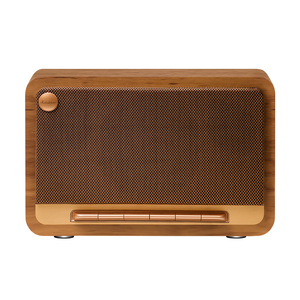 Haut-parleur rétro en bois 5.4 haute puissance 90W, subwoofer <span class=keywords><strong>portable</strong></span> sans fil, batterie 12000mAh, prise en charge TF/USB/AUX <span class=keywords><strong>pour</strong></span> la maison - Product Image 1