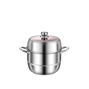 Pentole a vapore multiuso a <span class=keywords><strong>3</strong></span> livelli con manico pentola a vapore per alimenti pentola a vapore in acciaio inossidabile - Product Image 6