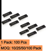 D4017 CD4017BE 4017 Circuito Integrado Contador Divisor de Décadas