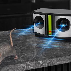 Almacén interior Hogar Altavoz dual Baterías Repelente de plagas Mosquito ultrasónico, cucaracha, Repelente de ratones araña - Product Image 2