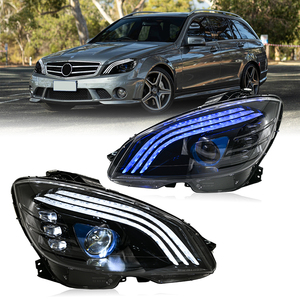 TT-ABC Led Đèn Pha đèn pha cho 2008-2011 Mercedes-Benz w204 C-Class C63 Amg MAYBACH phong cách ống kính máy chiếu - Product Image 5